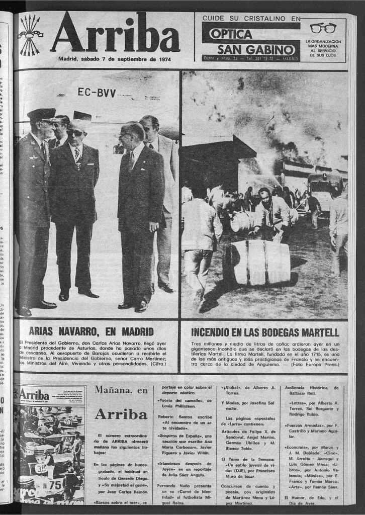 Miniatura de Arriba del 7 de septiembre de 1974