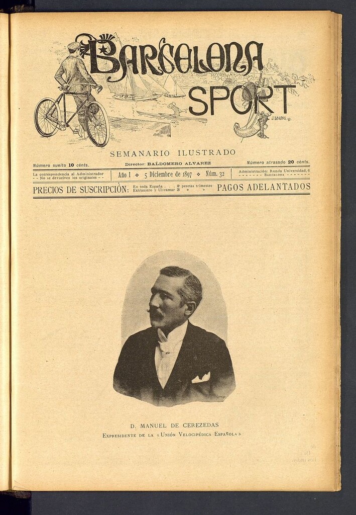 Miniatura de Barcelona Sport. 5 de diciembre de 1897