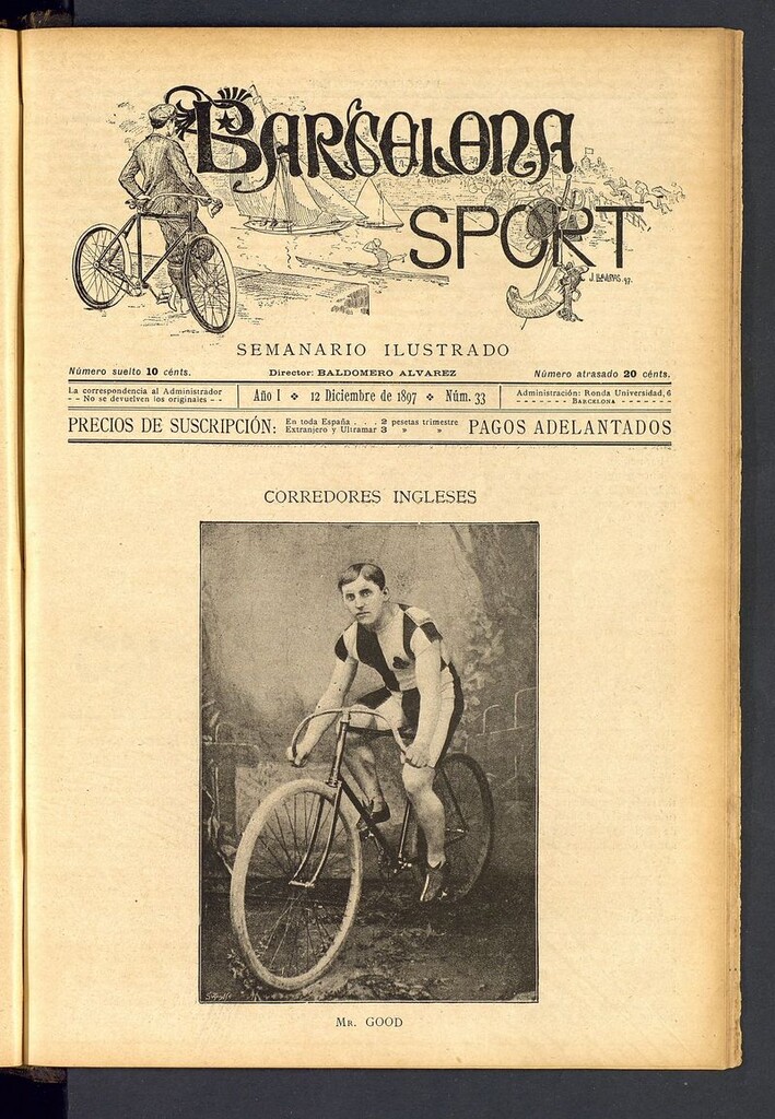 Miniatura de Barcelona Sport. 12 de diciembre de 1897