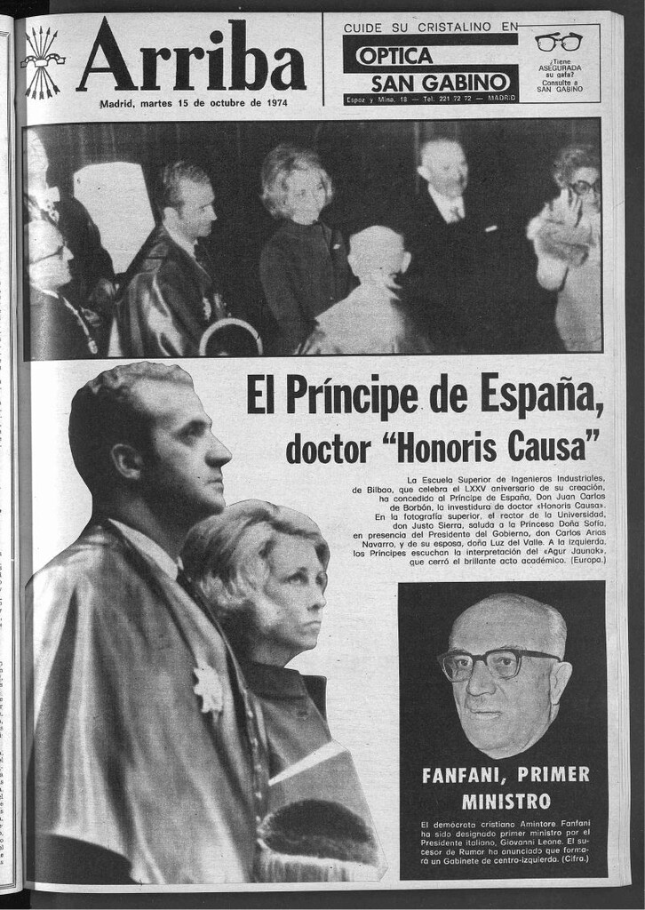 Miniatura de Arriba del 15 de octubre de 1974
