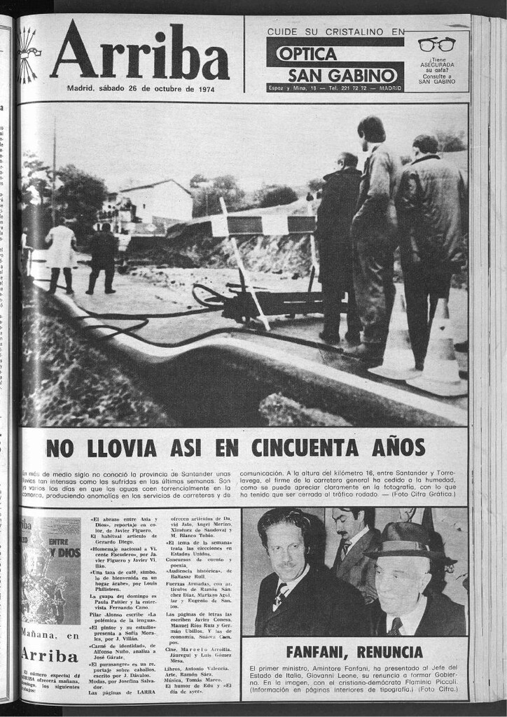 Miniatura de Arriba del 26 de octubre de 1974