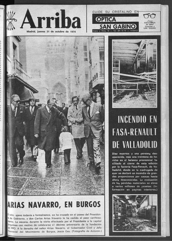 Miniatura de Arriba del 31 de octubre de 1974