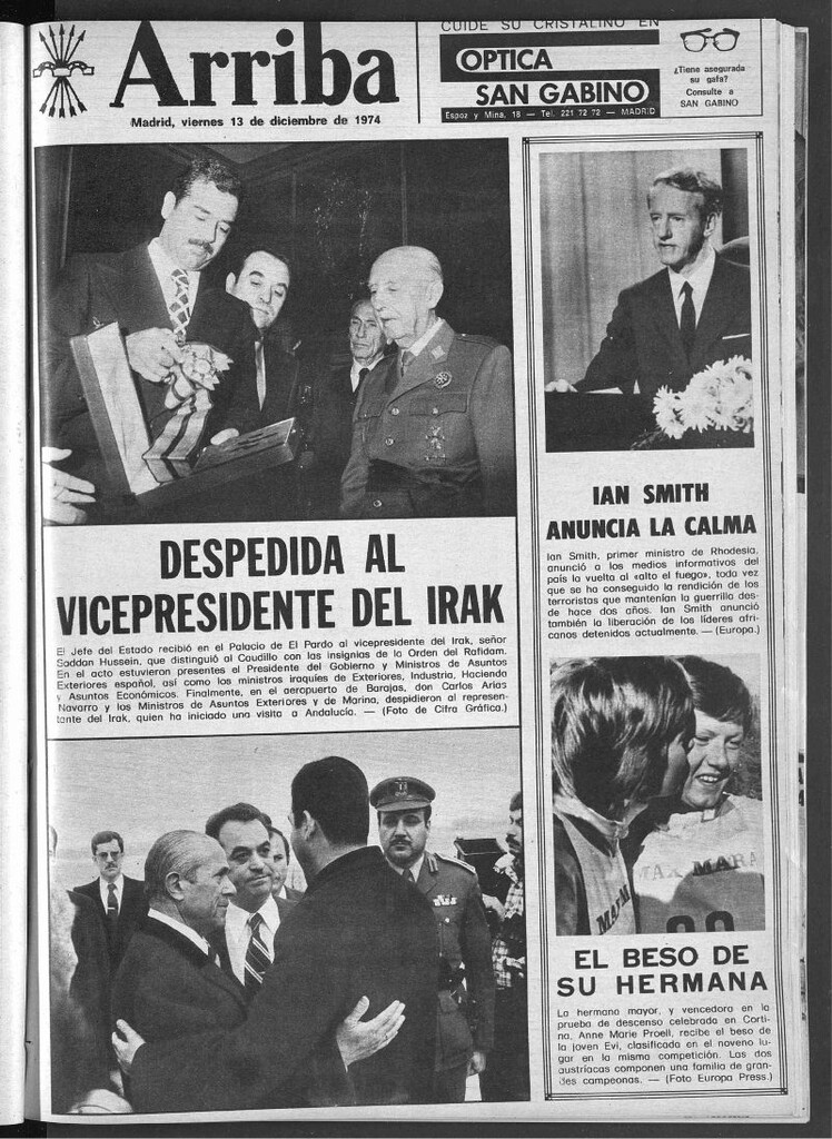 Miniatura de Arriba del 13 de diciembre de 1974