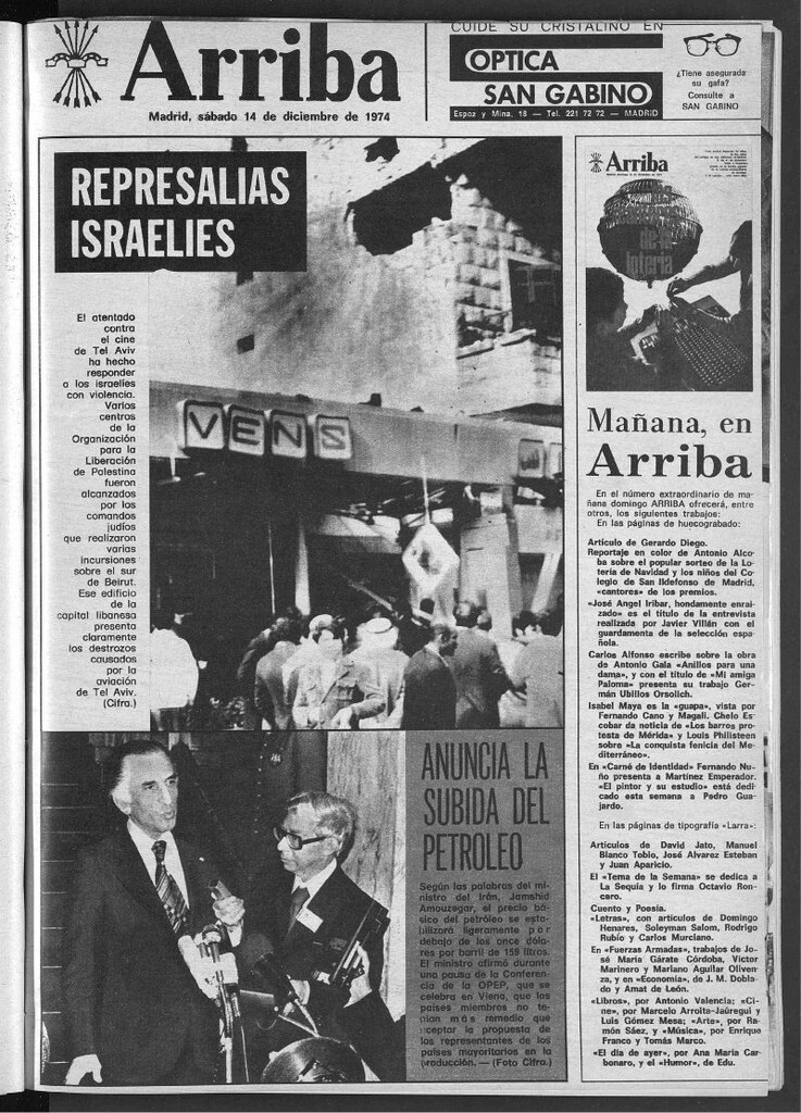 Miniatura de Arriba del 14 de diciembre de 1974
