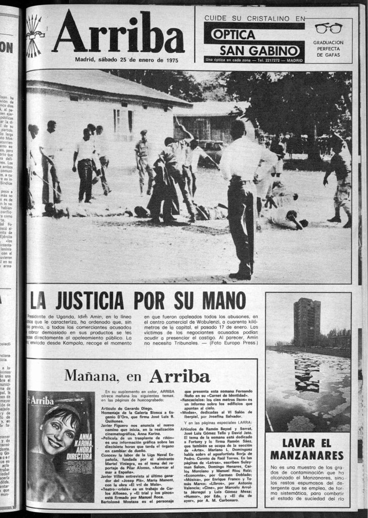 Miniatura de Arriba del 25 de enero de 1975