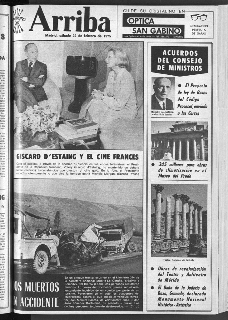 Miniatura de Arriba del 22 de febrero de 1975