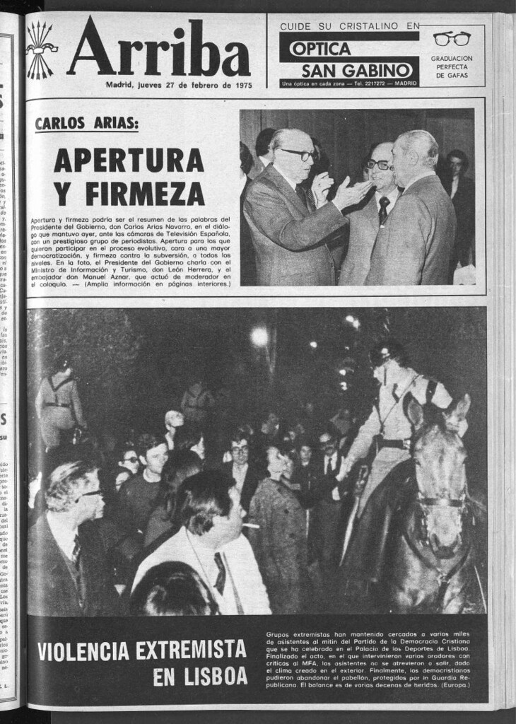 Miniatura de Arriba del 27 de febrero de 1975