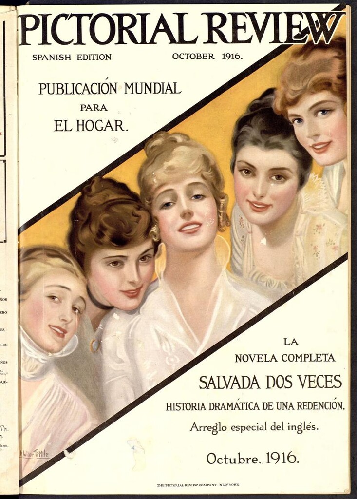 Miniatura de Pictorial Review: publicación mensual ilustrada para el hogar. Octubre de 1916