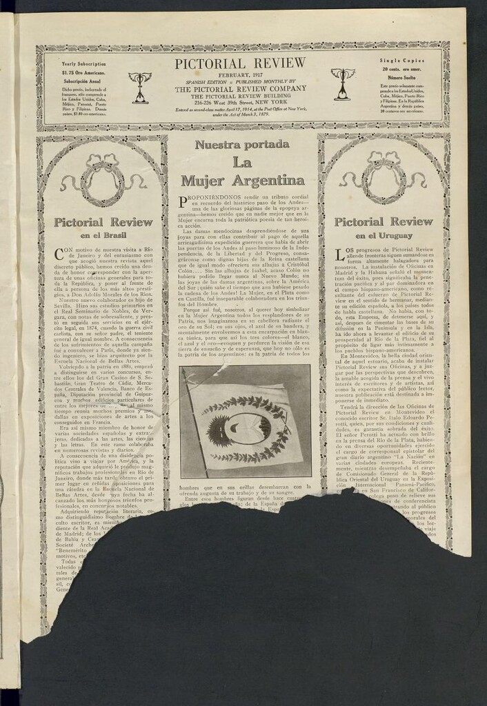 Miniatura de Pictorial Review: publicación mensual ilustrada para el hogar. Febrero 1917