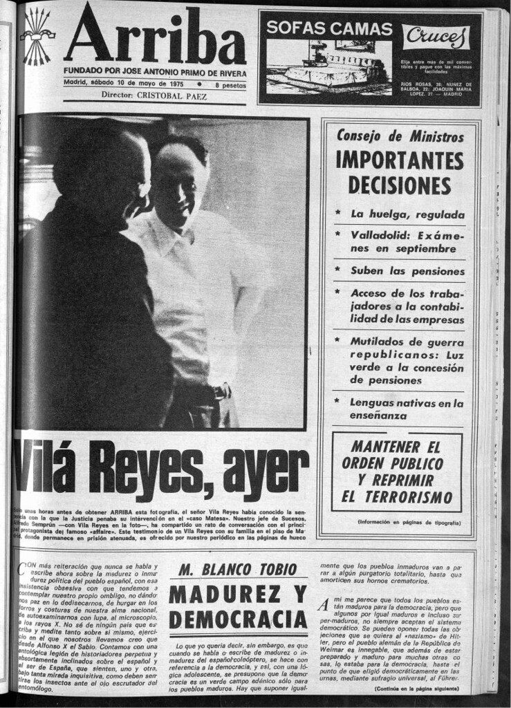 Miniatura de Arriba del 10 de mayo de 1975