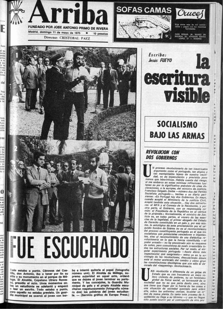 Miniatura de Arriba del 11 de mayo de 1975