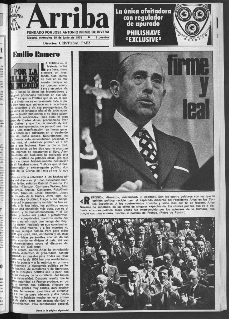 Miniatura de Arriba del 25 de junio de 1975
