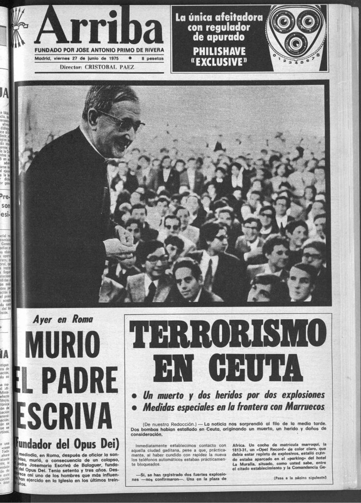 Miniatura de Arriba del 27 de junio de 1975