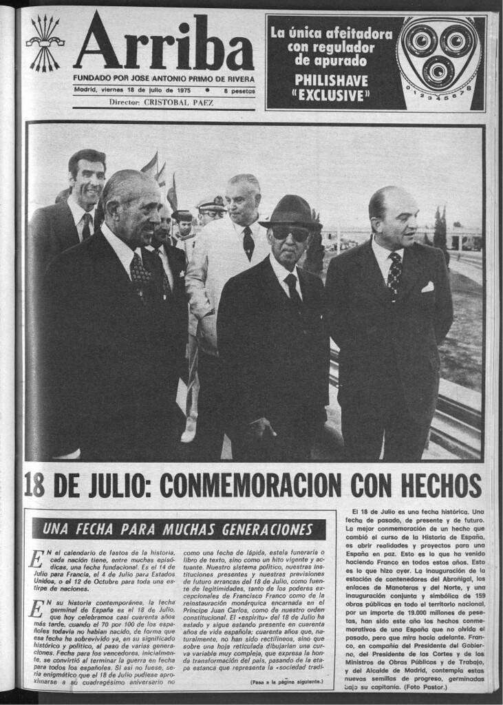 Miniatura de Arriba del 18 de julio de 1975