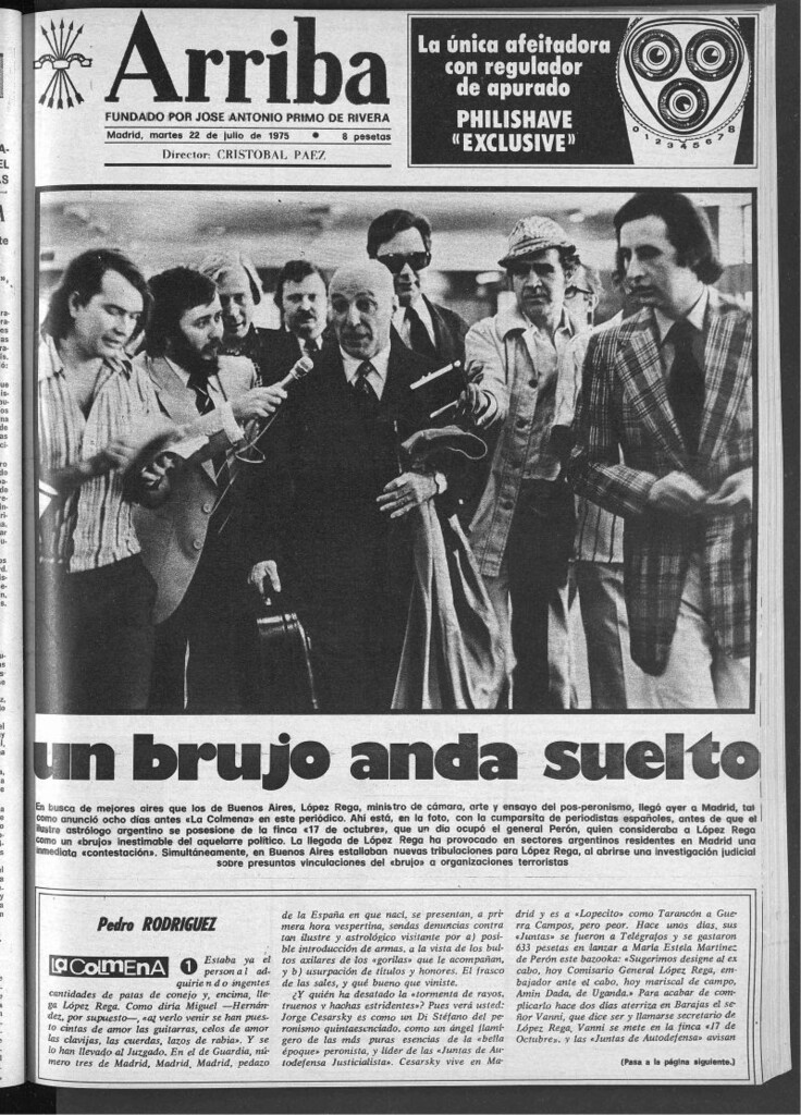 Miniatura de Arriba del 22 de julio de 1975