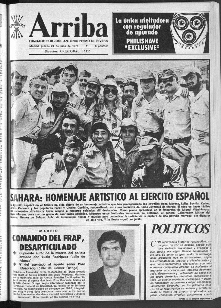 Miniatura de Arriba del 24 de julio de 1975