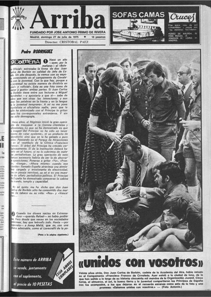 Miniatura de Arriba del 27 de julio de 1975