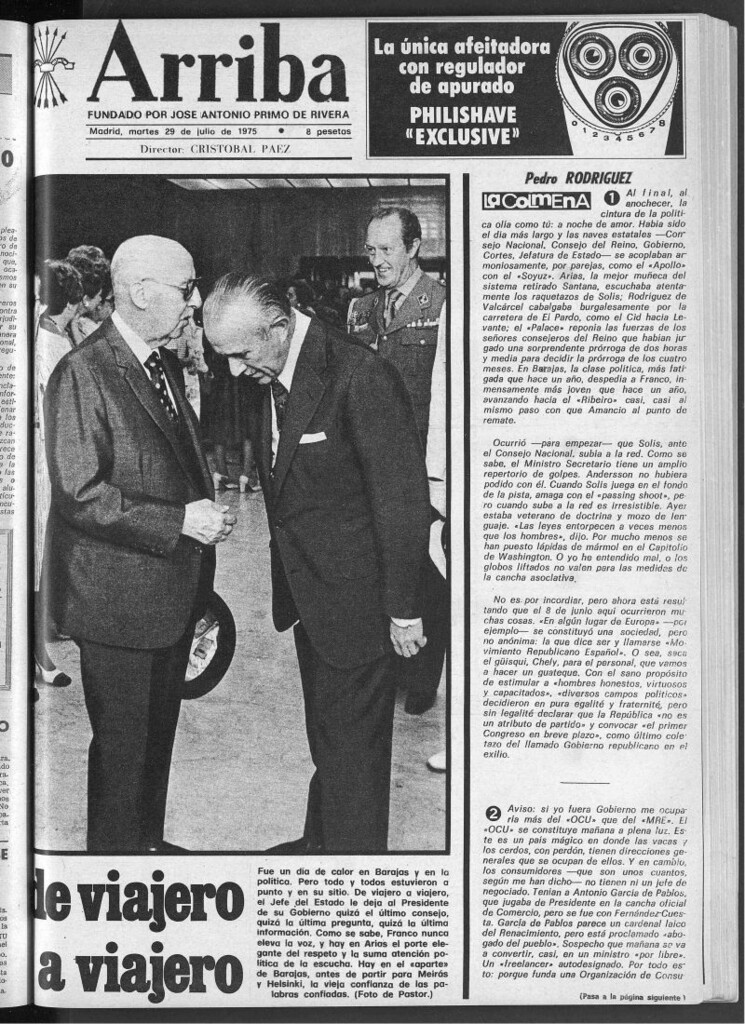 Miniatura de Arriba del 29 de julio de 1975