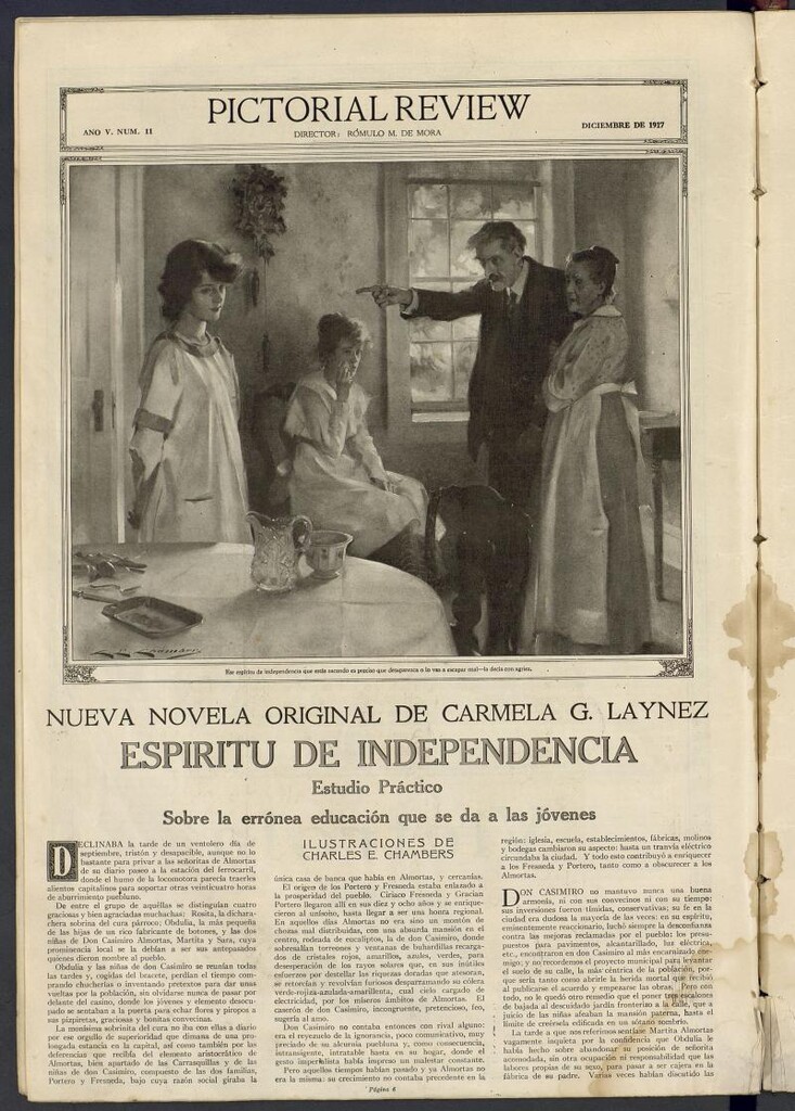 Miniatura de Pictorial Review: publicación mensual ilustrada para el hogar. Diciembre 1917