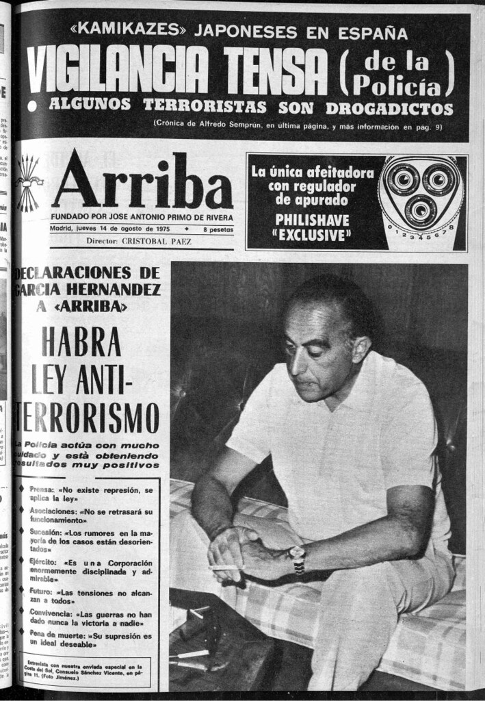 Miniatura de Arriba del 14 de agosto de 1975