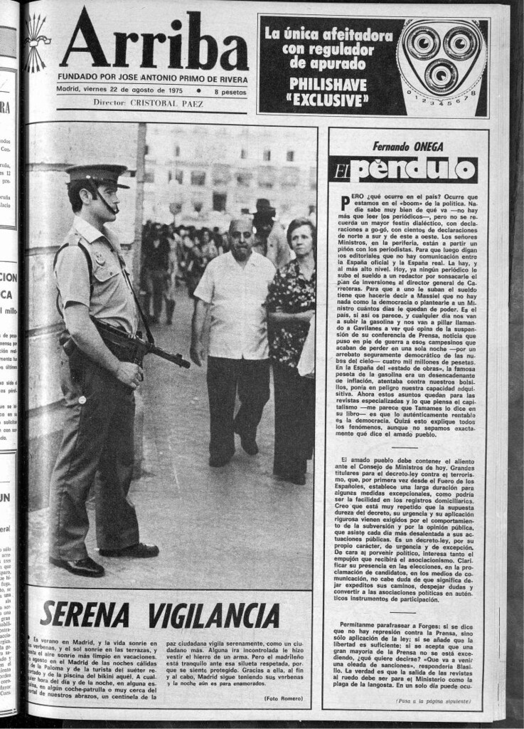 Miniatura de Arriba del 22 de agosto de 1975