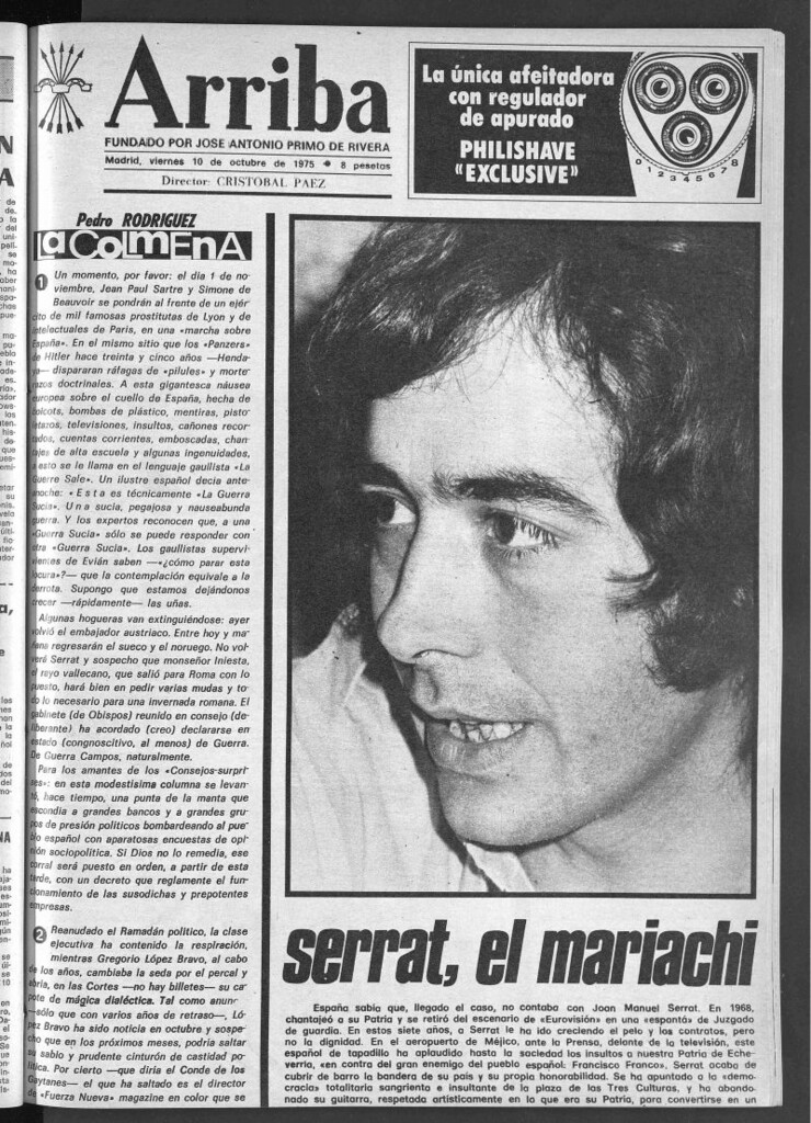 Miniatura de Arriba del 10 de octubre de 1975