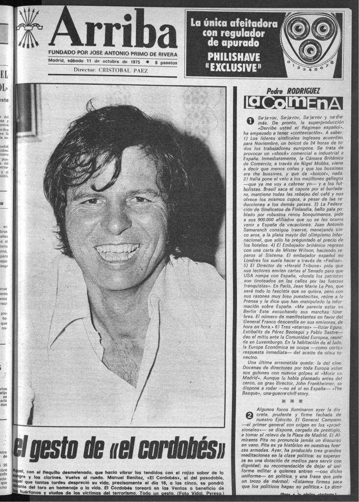 Miniatura de Arriba del 11 de octubre de 1975