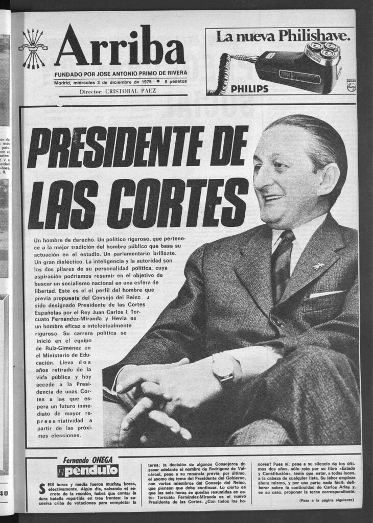 Miniatura de Arriba del 3 de diciembre de 1975