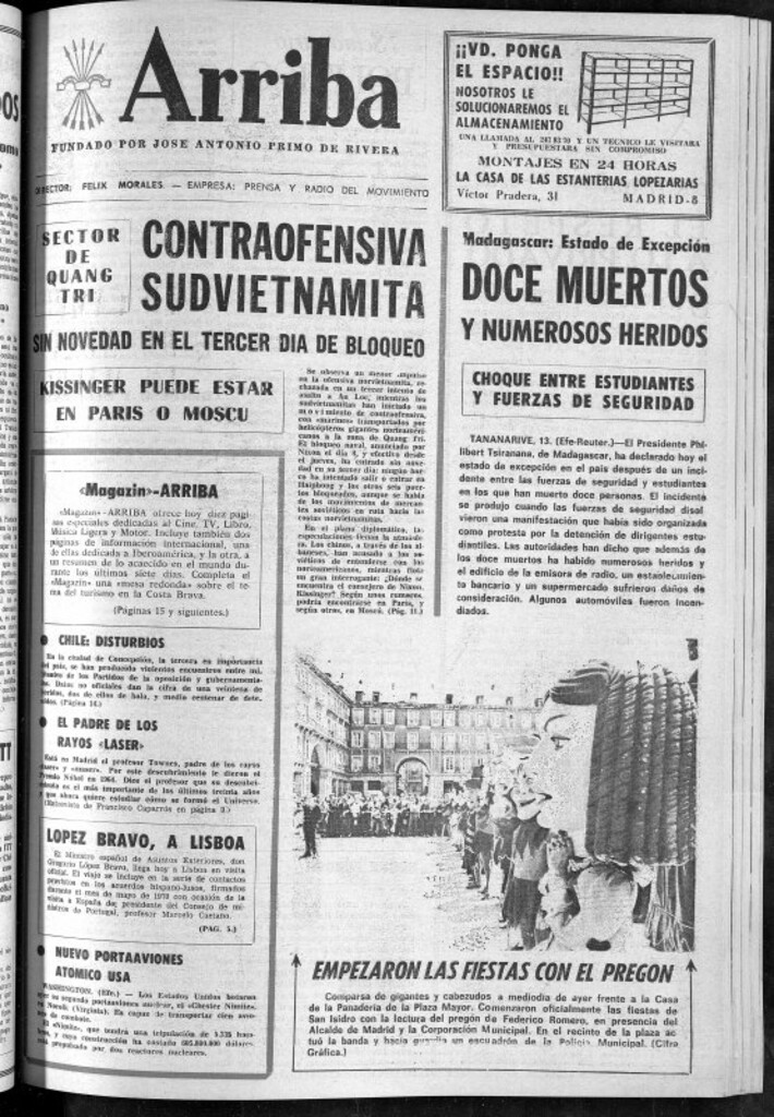Miniatura de Arriba del 14 de mayo de 1972