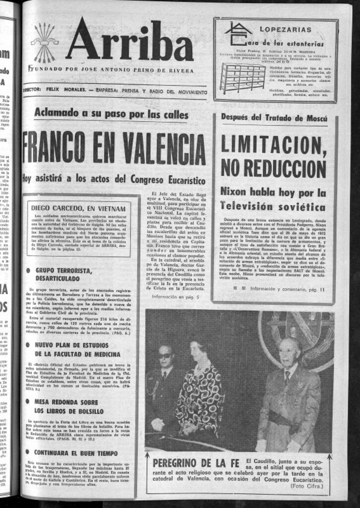 Miniatura de Arriba del 28 de mayo de 1972