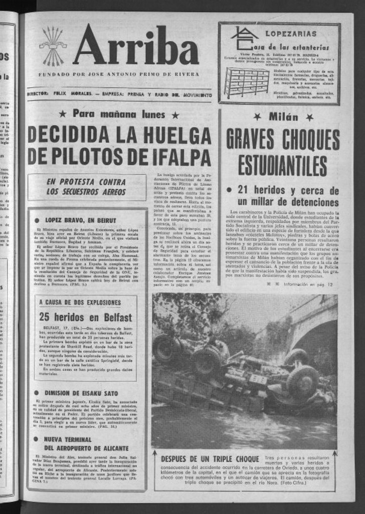 Miniatura de Arriba del 18 de junio de 1972