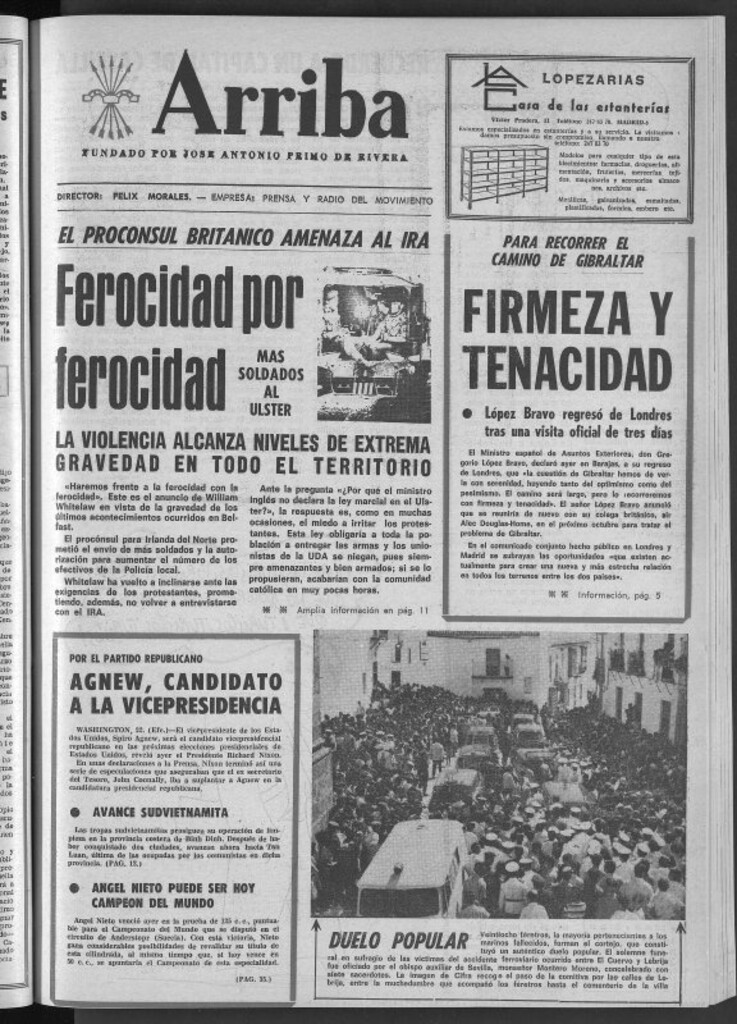Miniatura de Arriba del 23 de julio de 1972