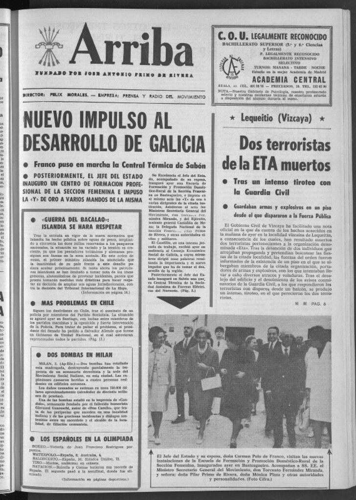 Miniatura de Arriba del 3 de septiembre de 1972