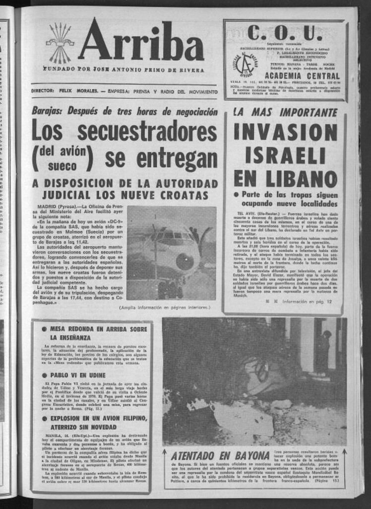 Miniatura de Arriba del 17 de septiembre de 1972