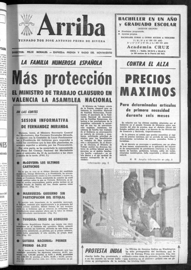 Miniatura de Arriba del 5 de noviembre de 1972