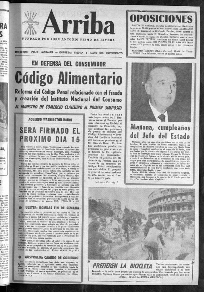 Miniatura de Arriba del 3 de diciembre de 1972