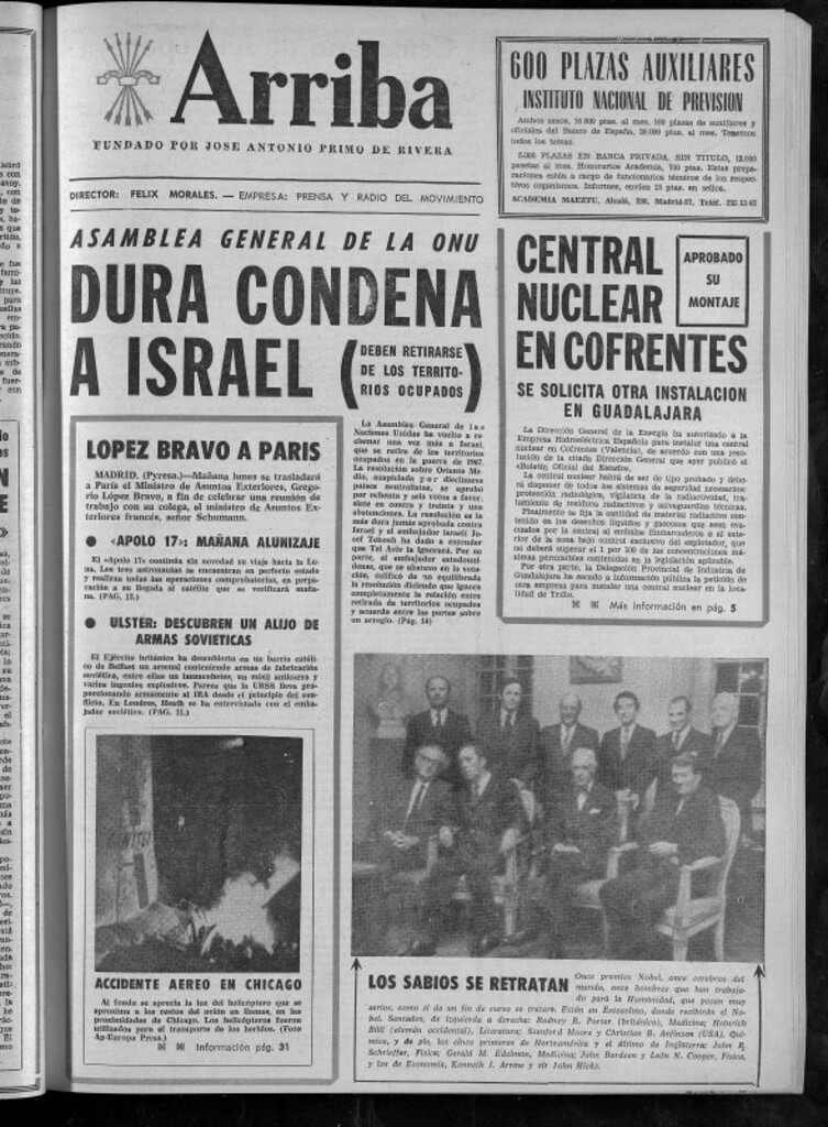 Miniatura de Arriba del 10 de diciembre de 1972