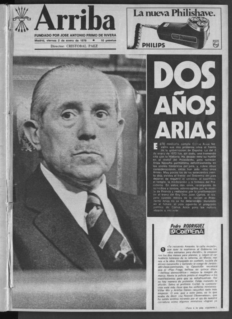 Miniatura de Arriba del 2 de enero de 1976