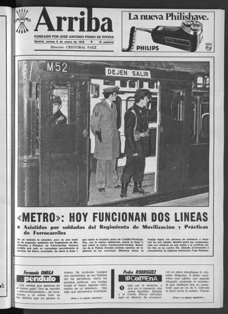 Miniatura de Arriba del 8 de enero de 1976