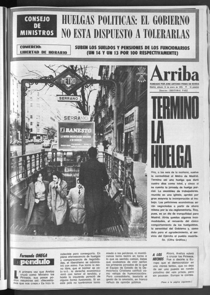 Miniatura de Arriba del 10 de enero de 1976