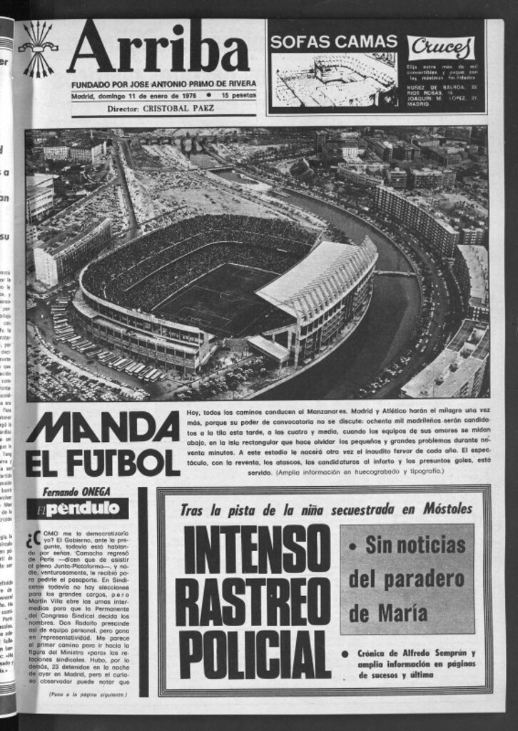 Miniatura de Arriba del 11 de enero de 1976