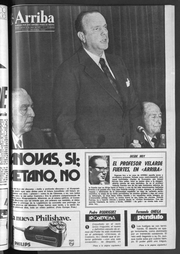 Miniatura de Arriba del 23 de enero de 1976