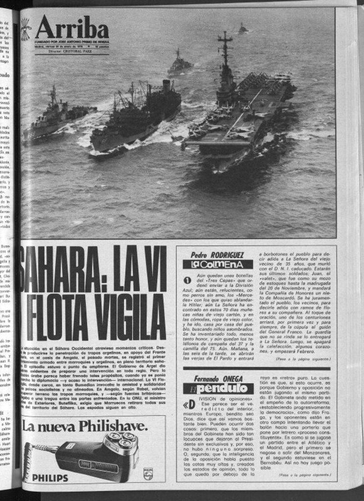 Miniatura de Arriba del 30 de enero de 1976