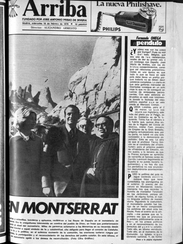 Miniatura de Arriba del 18 de febrero de 1976