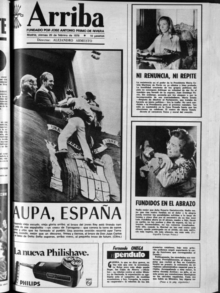 Miniatura de Arriba del 20 de febrero de 1976