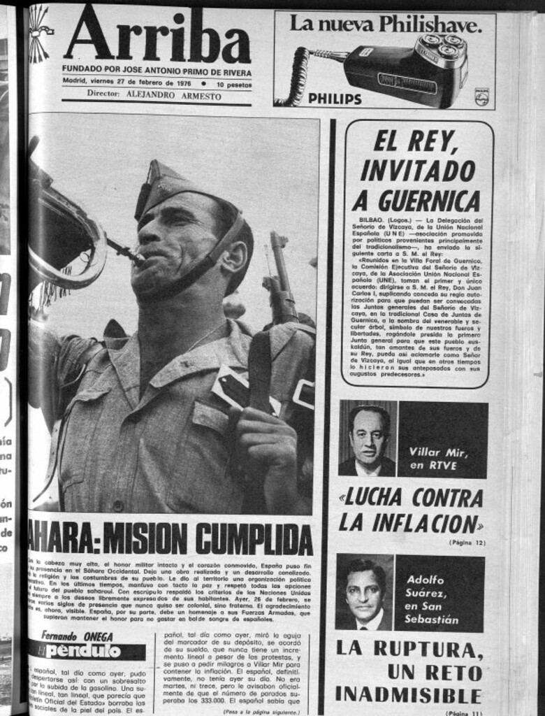Miniatura de Arriba del 27 de febrero de 1976