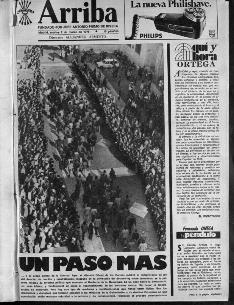 Miniatura de Arriba del 2 de marzo de 1976