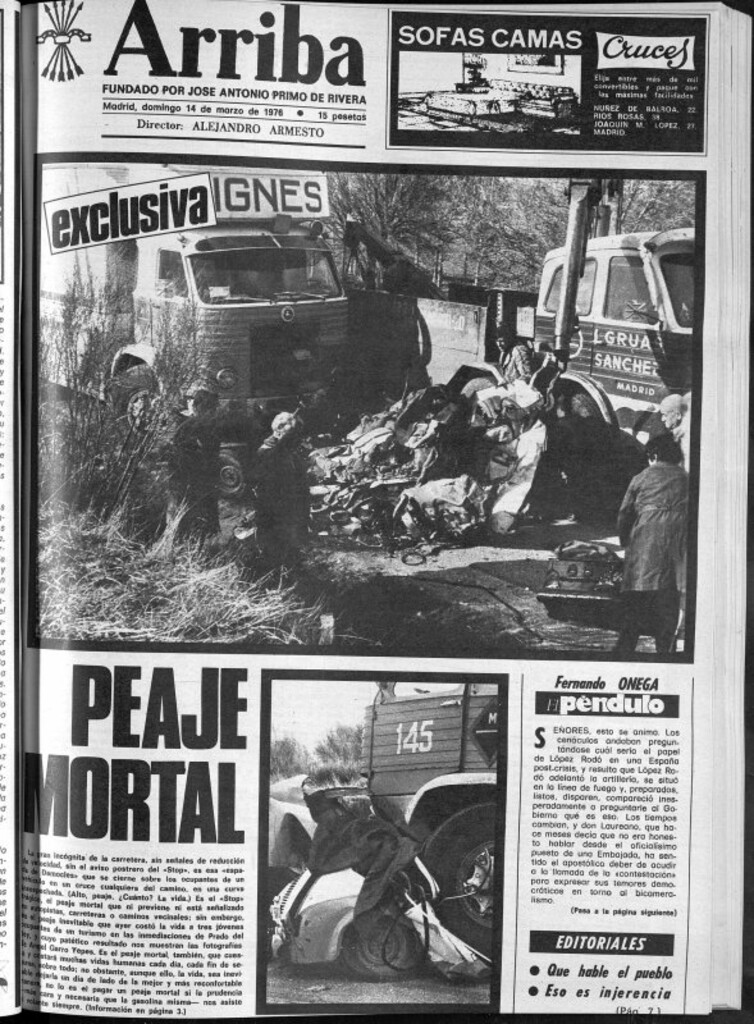 Miniatura de Arriba del 14 de marzo de 1976