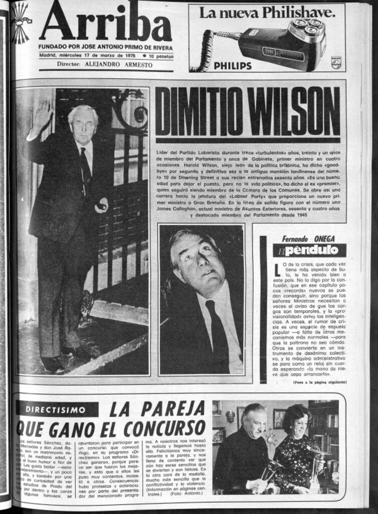 Miniatura de Arriba del 17 de marzo de 1976