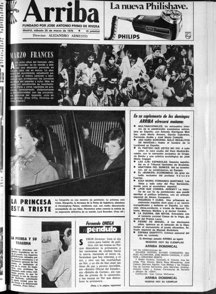 Miniatura de Arriba del 20 de marzo de 1976
